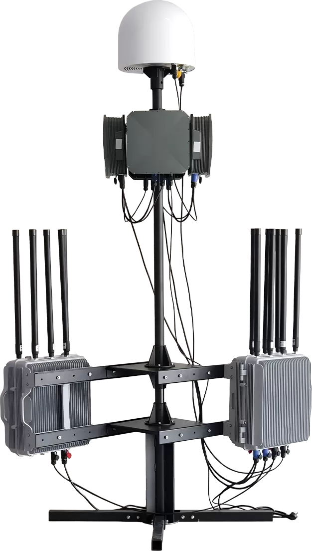 อุปกรณ์ตรวจจับและรบกวนโดรนแบบคงที่ DR200-C