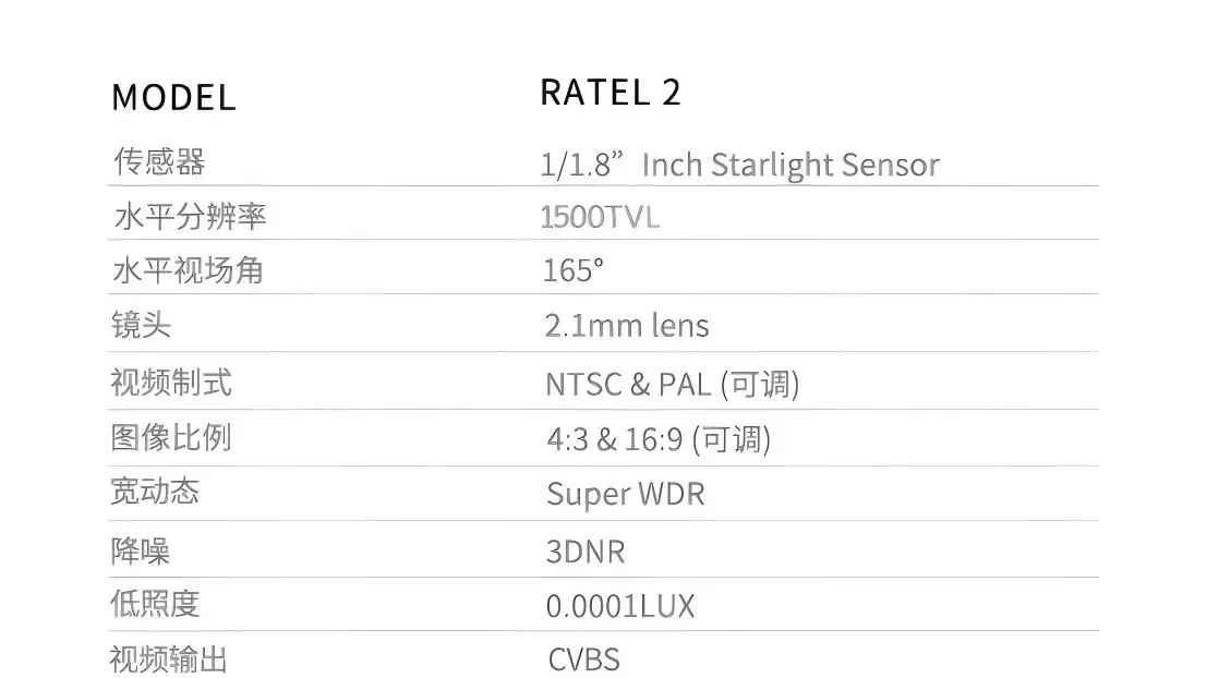 กล้องมองเห็นตอนกลางคืน Caddx 2