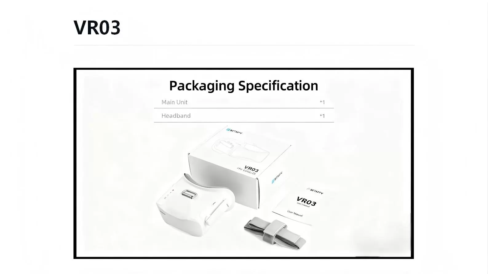 กระจก VR03 FPV